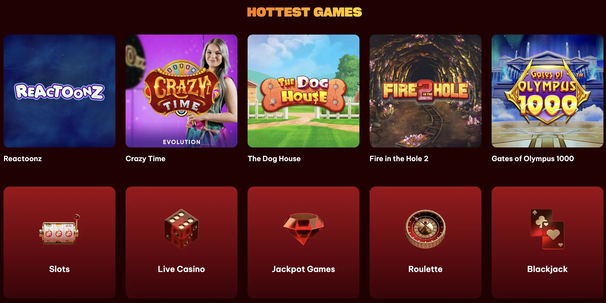 Flamez casino games